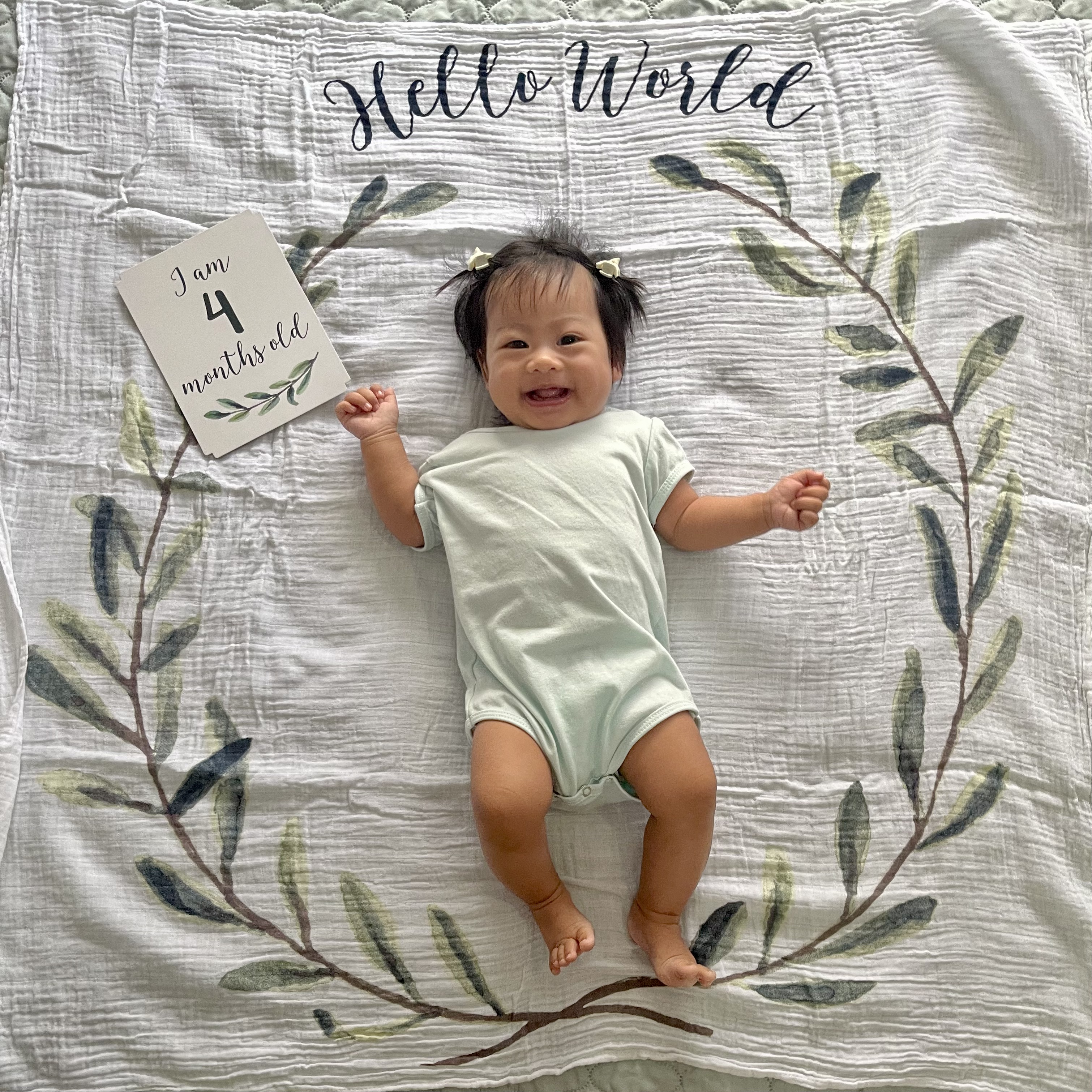 Olivia at 4 months