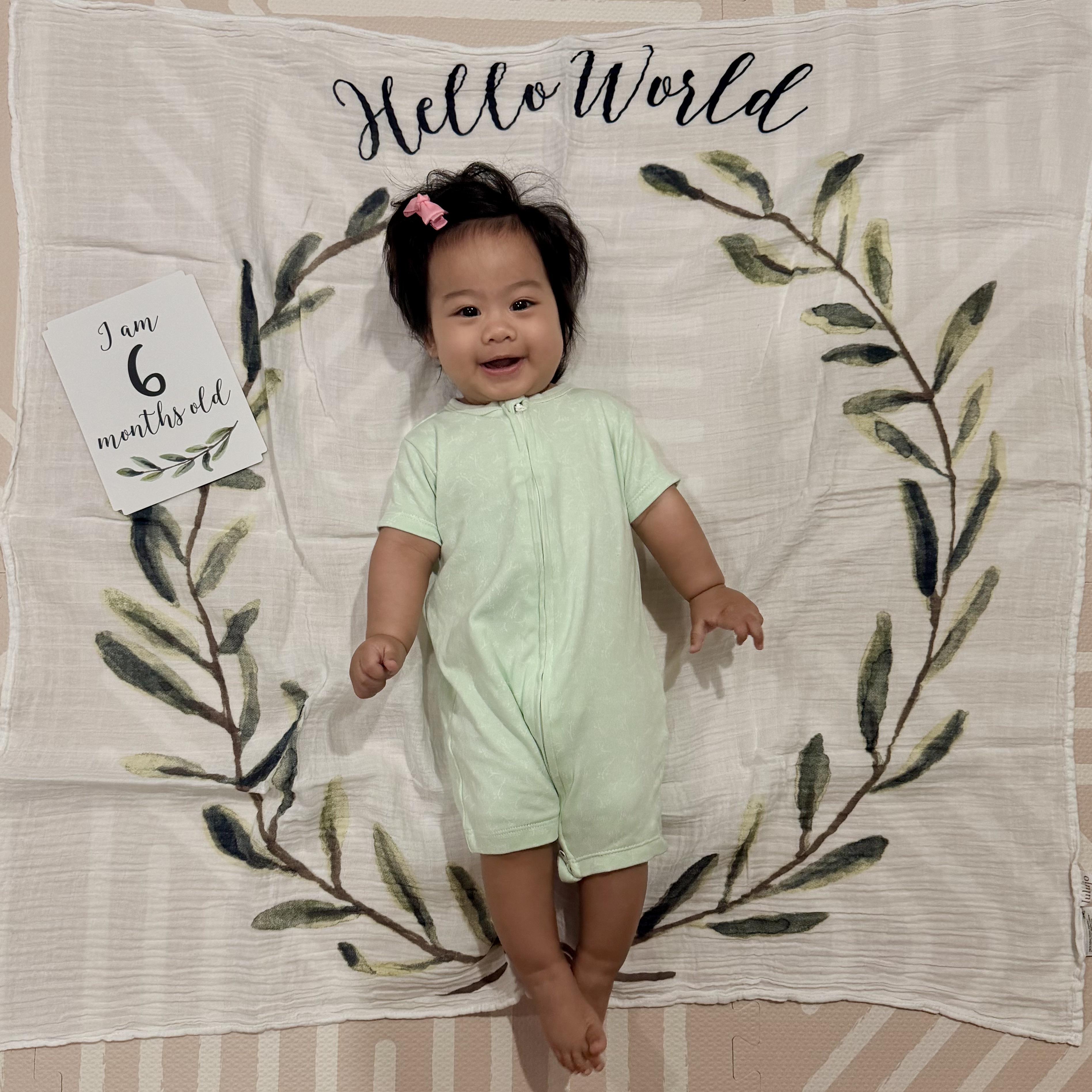 Olivia at 6 months