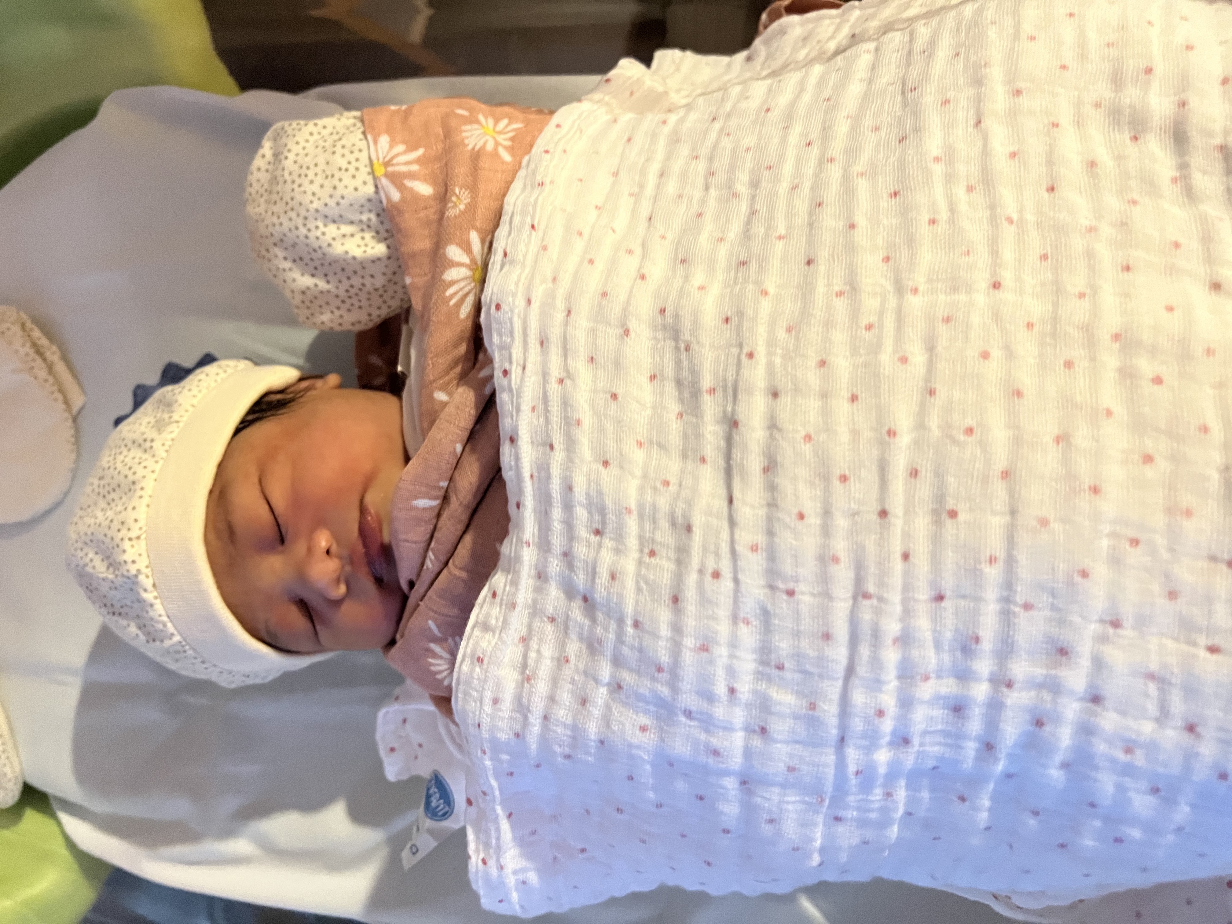 Olivia on day 1